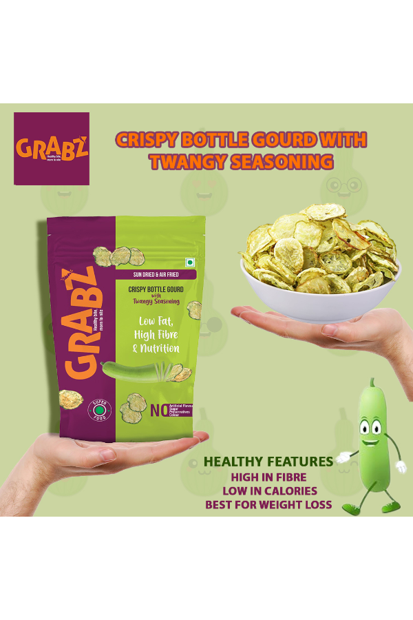 Grabz Crunchy Bottle Gourd with Twangy Seasoning